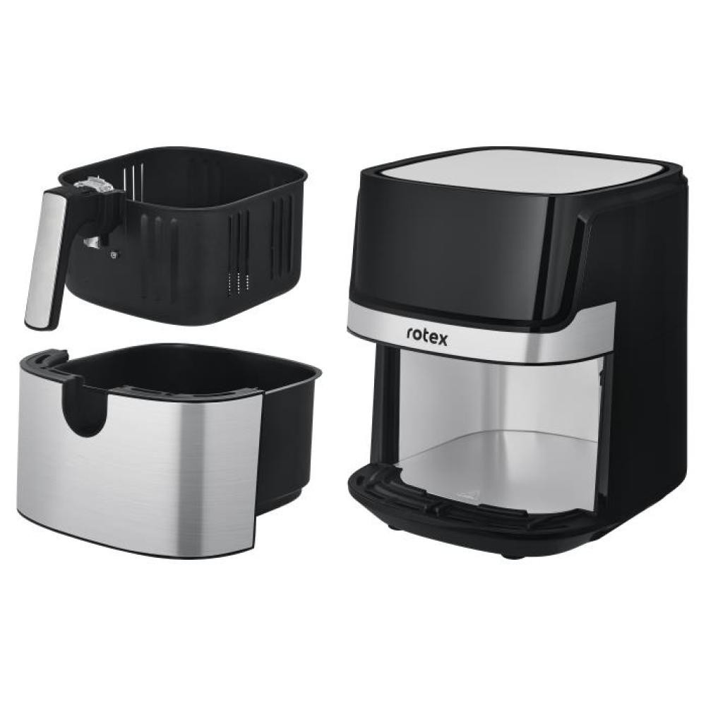 Мультипечь Rotex MultiFry ROM-680-XL 1700 Вт 6.5 л серебристая Київ - зображення 9