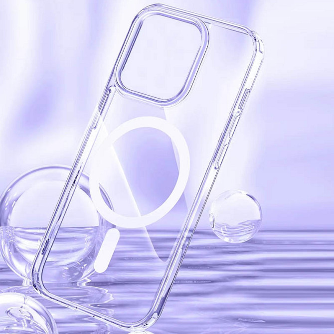 Чехол TPU Clear Case with MagSafe для Apple iPhone 15 Pro Max (6.7") Херсон - изображение 5