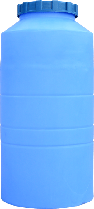 Емкость 250 л вертикальная ВО ПБ голубая Киев - изображение 1