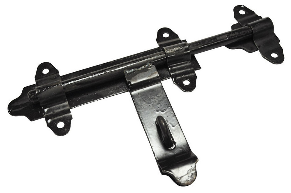 Засов дверной ГОСПОДАР 330 мм фигурный 92-0342 Харьков - изображение 1