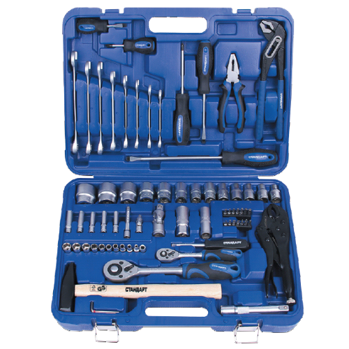 Набор ручного инструмента комбинированный в кейсе 72ед. СТАНДАРТ ST-0072 Харьков - изображение 1