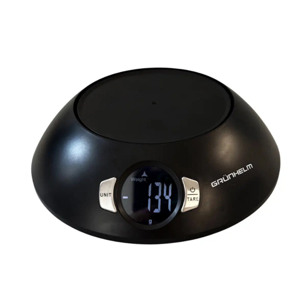 Весы кухонные с чашей Grunhelm KES-501SB 5 кг черные Киев - изображение 6
