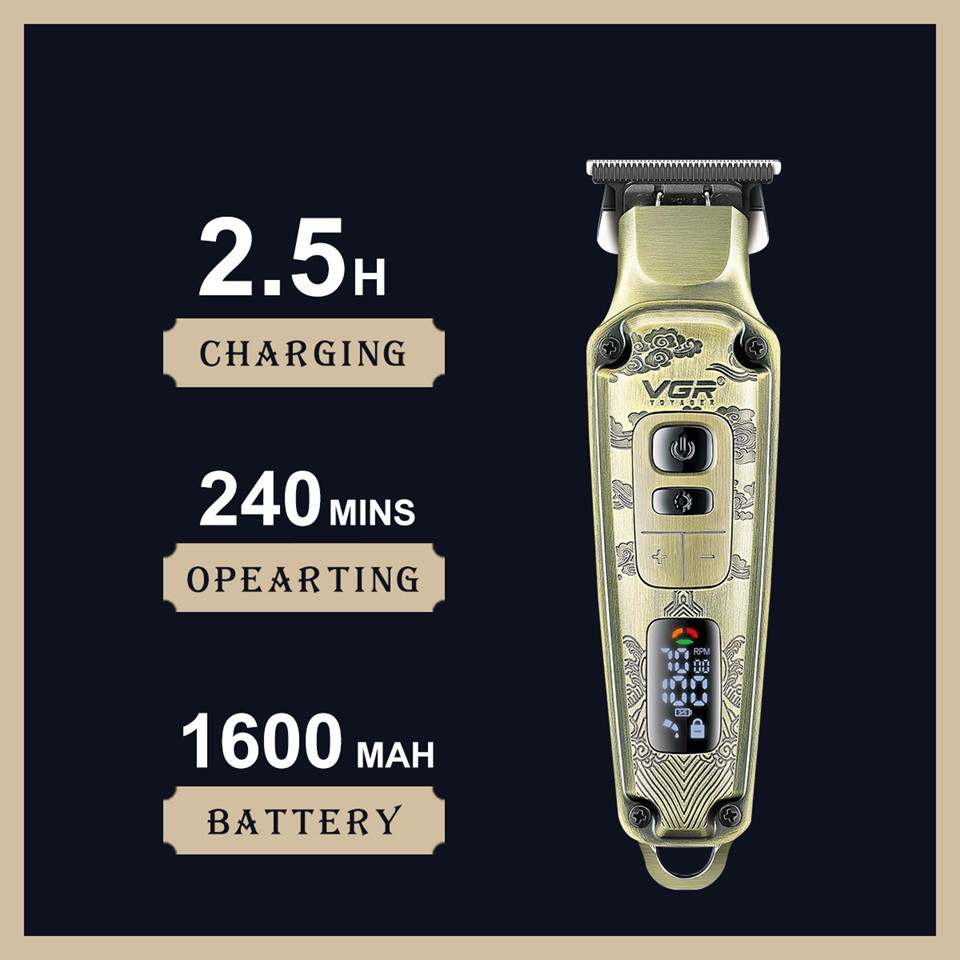 Триммер VGR V-901 золотистый Киев - изображение 4