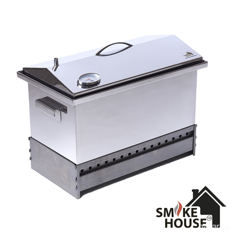 Коптильня для дома SmokeHouse L DeLuxe с термометром Харьков - изображение 12