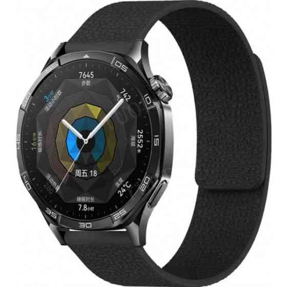 DM Ремінець Pebbled Magnetic Strap 22 mm Універсальний Black Харків
