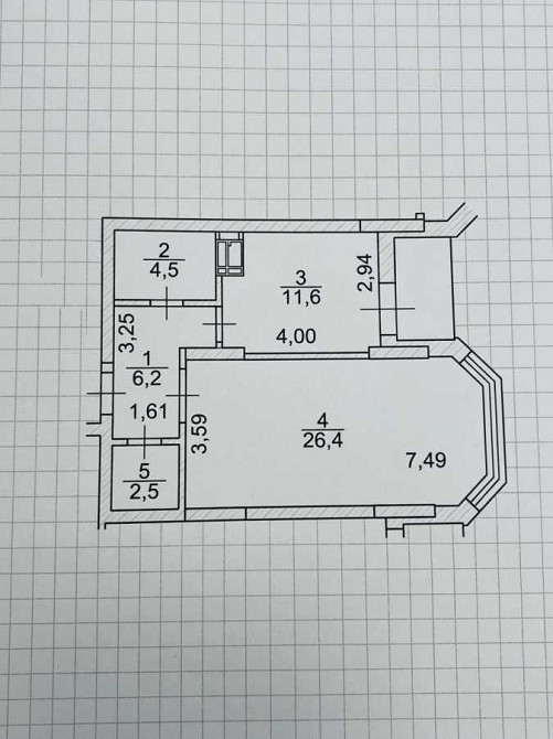 продажа 1-к квартира Киев, Печерский, 149800 $ Київ - зображення 9