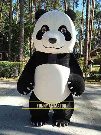 Веселі привітання, аніматори на ваше свято. Білий ведмідь, Ведмедик Тедді, Панда, Пес Патрон, Зайка. Київ