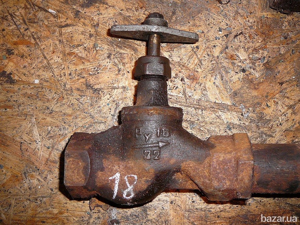 клапан запорный чугунный 15кч18п1 Ду 32, Ру 16 Полтава - изображение 1