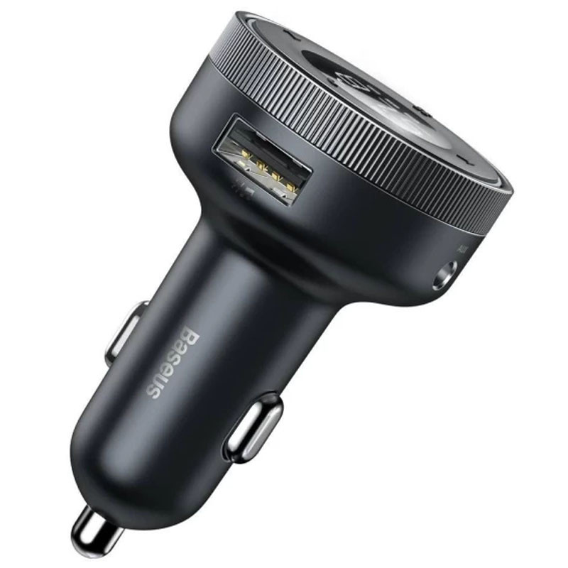 АЗУ FM модулятор Baseus Enjoy 17W (2USB-A) (CCLH-01) Херсон - зображення 3