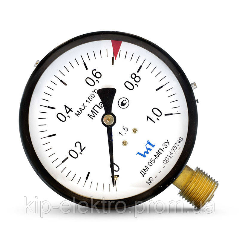 Манометр показывающий ДМ 05-МП-3У (ДМ05-МП-3У, ДМ05-МП3У, ДМ 05, ДМ) - радиальный штуцер (РШ) Київ - зображення 4