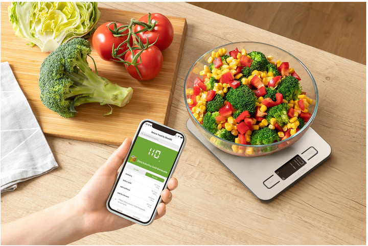 Весы кухонные Sencor SKS8080 10 кг серебристые Київ - зображення 6