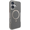 TPU+PC чехол Metal Buttons with MagSafe Carbon Ring для Apple iPhone 16 (6.1") Херсон