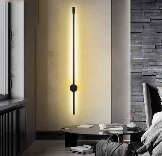 Бра настінна LED WJ014/1000-bk-k Чорний 11х6х102 см. Киев