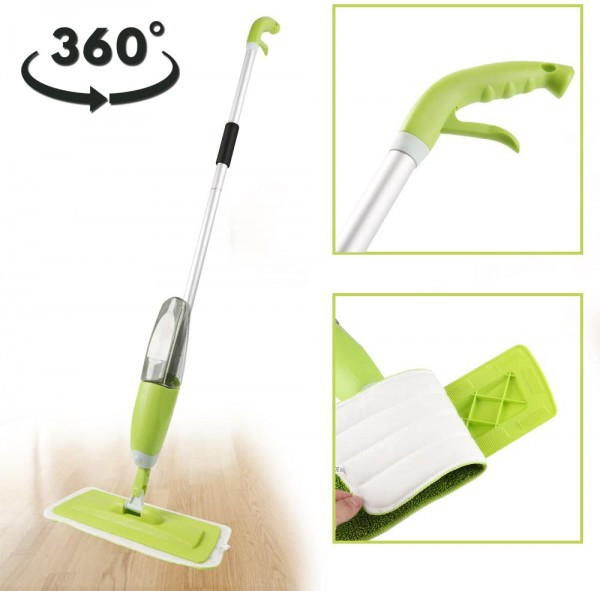 Швабра с распылителем Spray Mop для пола с микрофиброй для быстрой уборки. ASM302 Київ - зображення 1