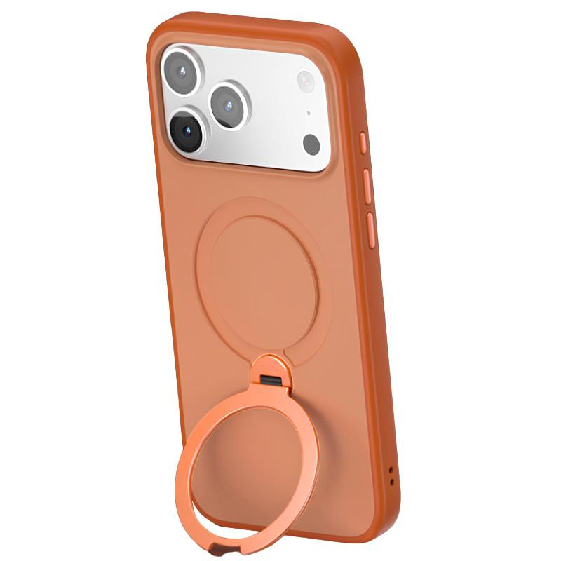 TPU+PC чехол Metal Buttons with MagSafe Colorful HQ Ring для Apple iPhone 17 Pro (6.3") Херсон - зображення 2