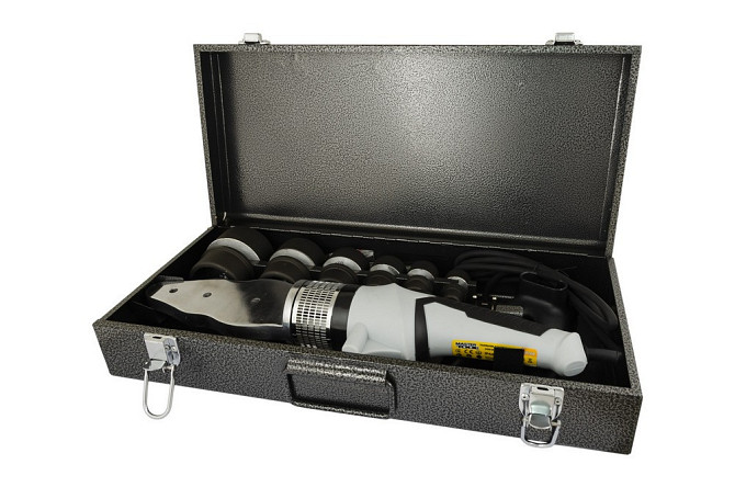Паяльник для пластиковых труб MASTERTOOL 20-63 мм 2450 Вт/220 V/50 Hz 0-300°С IP44 LED-индикация мет Харьков - изображение 5