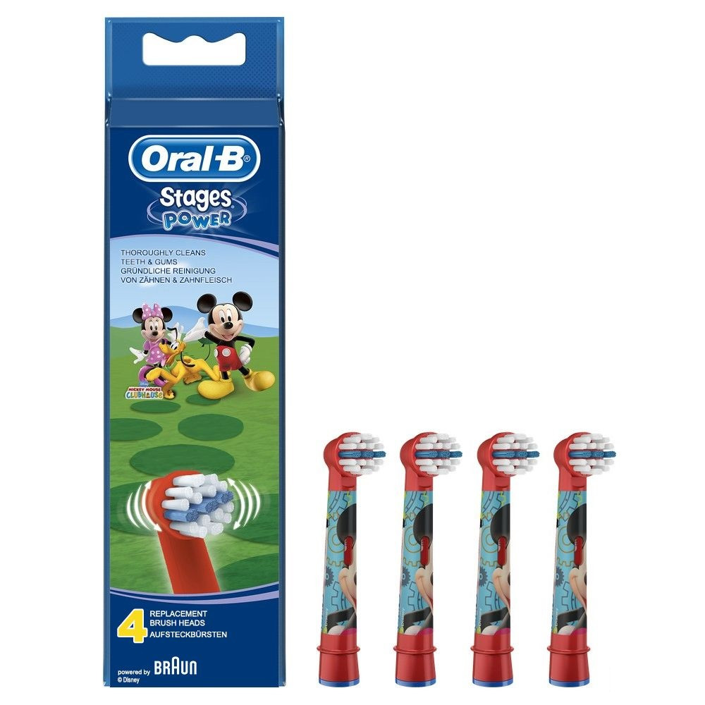Насадка до електричної зубної щітки Braun Oral-B Mickey Mouse EB10-4-Mickey-Mouse 4 шт Киев - изображение 1