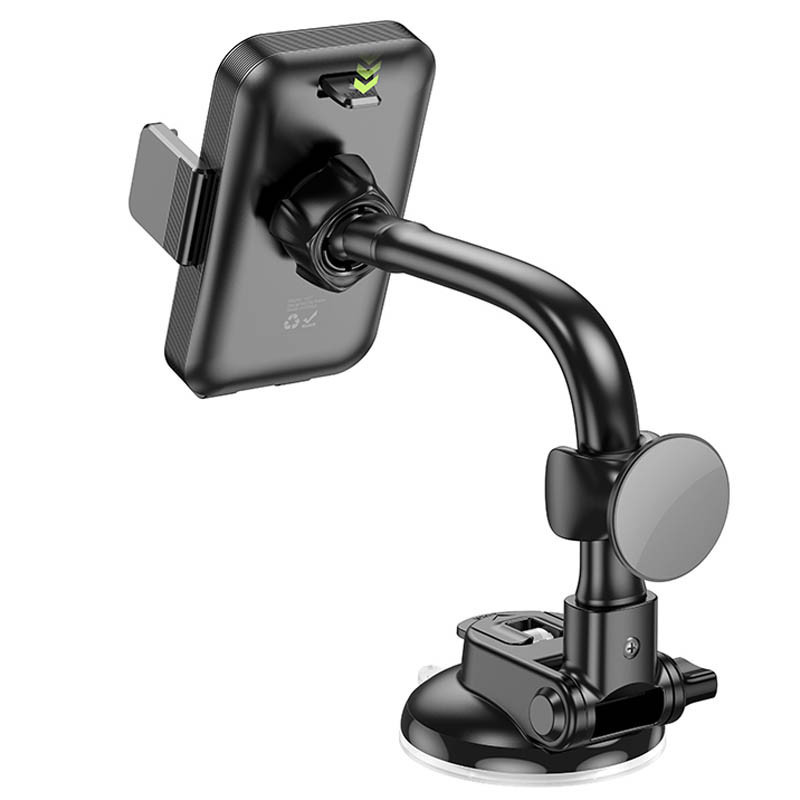 Автодержатель Hoco H27 Rock push-type (center console) Херсон - зображення 3