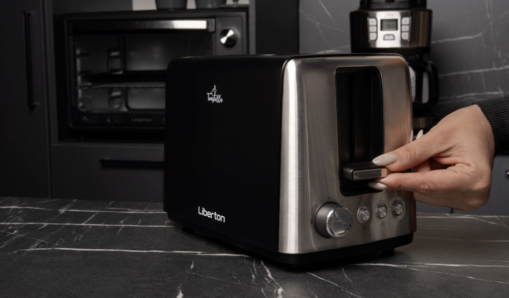 Тостер Liberton LET-5703 750 Вт черный Київ - зображення 2