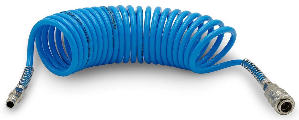 Шланг спиральный быстросъёмный 5,5x8мм L=5м полиуретановый AIRKRAFT AHC46-A Харків - зображення 4