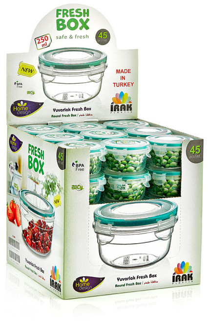 Контейнер Fresh Box круглый 0,25 л прозрачный Киев - изображение 3