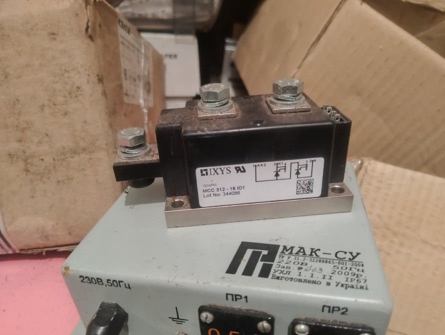 Продам діодно-тиристорний модуль MCC312-16 IO1 IXYS Днепр - изображение 1