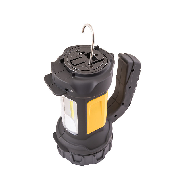 Фонарь MASTERTOOL 2в1 с ручкой 360° 4 режима 180х94х143 мм CREE LED+COB LED 4xAA ABS 94-0804 Харків - зображення 7