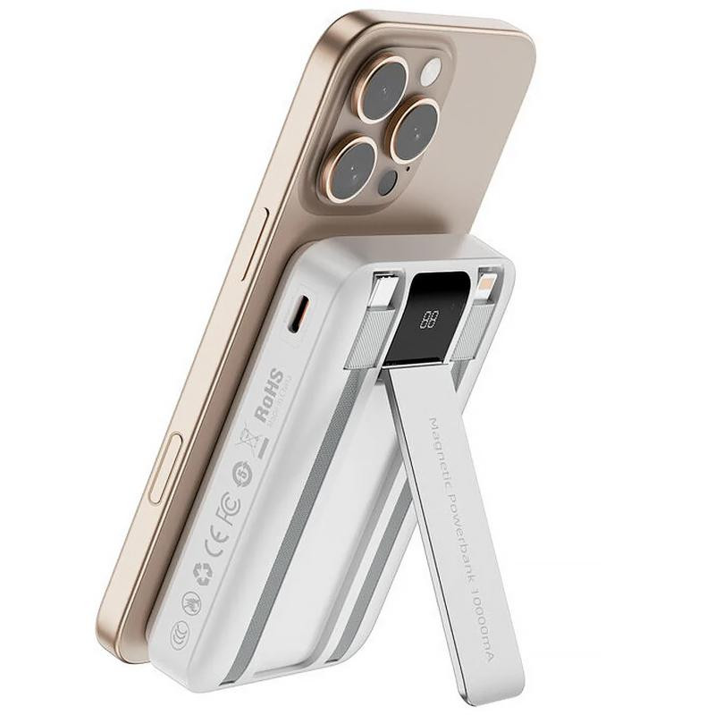 Портативное ЗУ Power Bank WIWU Wi-P061 22.5W+PD20W с БЗУ+iWatch with cable 10000 mAh Херсон - изображение 2