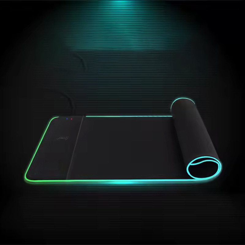 Игровая поверхность (коврик) STAND JD-S60 с БЗУ 15W LED+RGB (800*300*6mm) Херсон - зображення 4