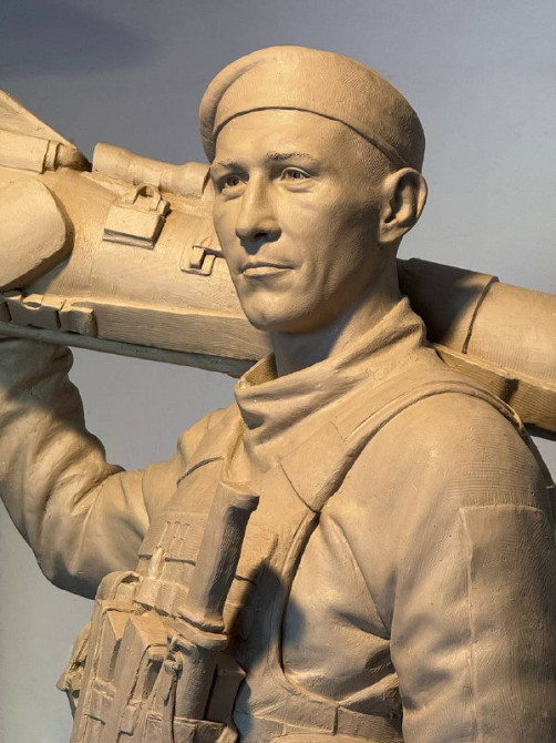 Пам'ятний комплекс на могилі загиблого солдата на замовлення. Київ - зображення 2