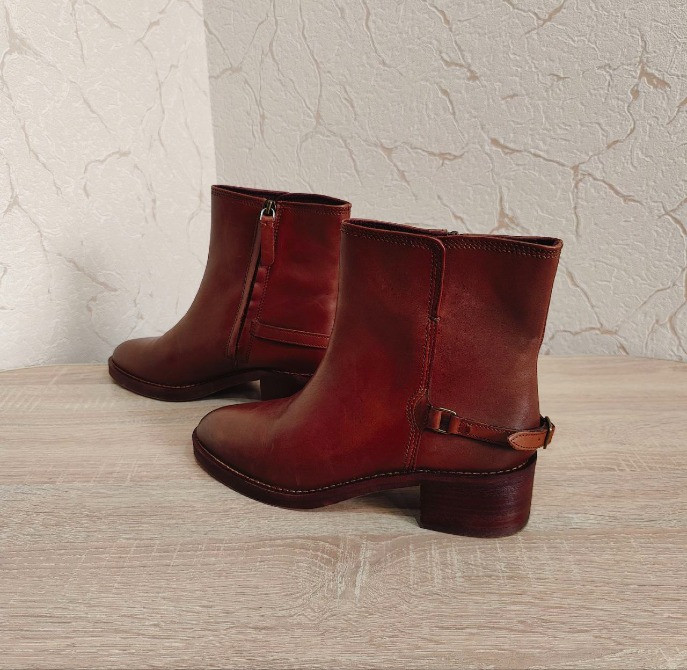 Шкіряні Ботинки Franco Sarto Women's L-colt Ankle Boot 39р/27 см Раздельная - изображение 5