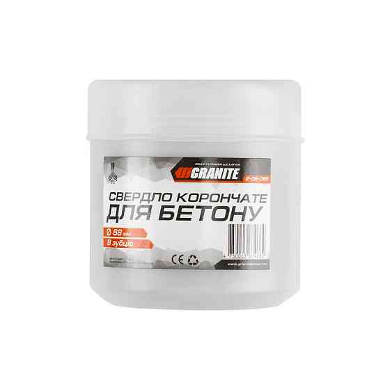 Сверло корончатое для бетона GRANITE 68 мм 8 зубцов 2-08-068 Харків