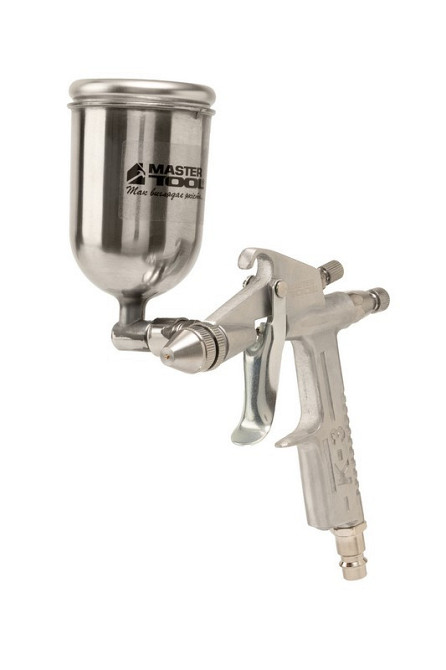 Краскопульт пневматический поворотный MASTERTOOL HP MINI ВАЛБ 200 мл Ø 0,5 мм круглый факел 60-90 л/ Харьков - изображение 1