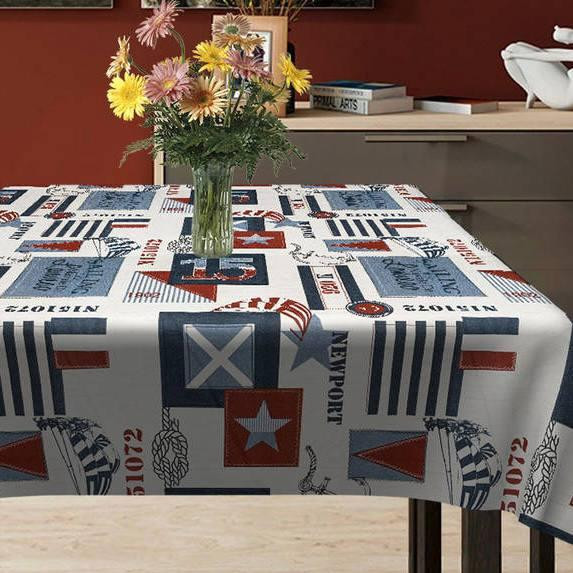 Скатерть с тефлоновым покрытием 140х170см Морская Одесса - изображение 6