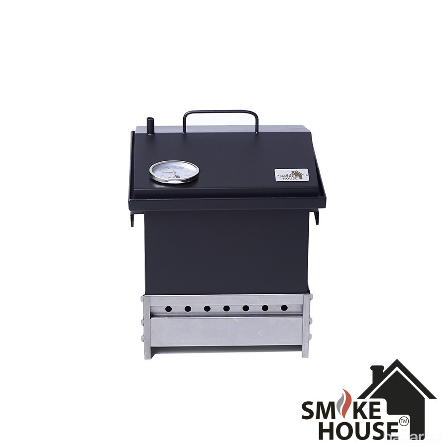 Коптильня с гидрозатвором и термометром SmokeHouse S Thermo Харків - зображення 12