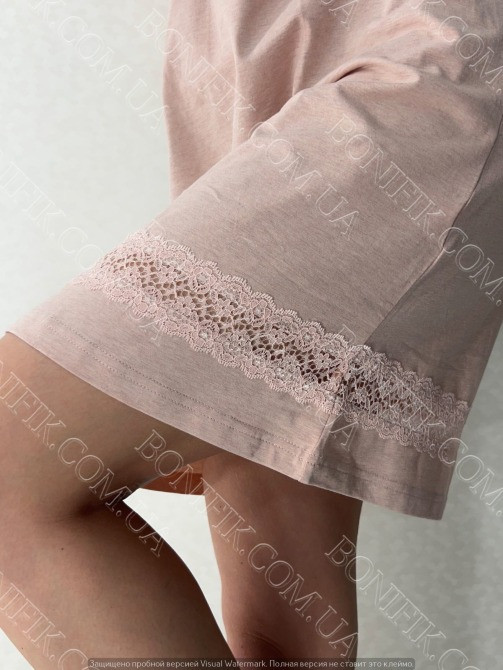 Женская ночная сорочка с коротким рукавом "Grace" (арт. LDK 103/21/01) Кривий Ріг - зображення 3