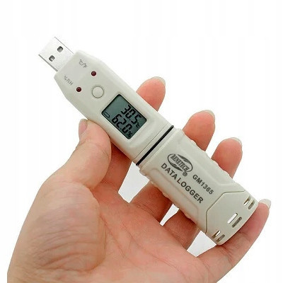 Регистратор влажности и температуры (даталоггер) USB, 0-100%, -30-80°C BENETECH GM1365 Харків - зображення 9
