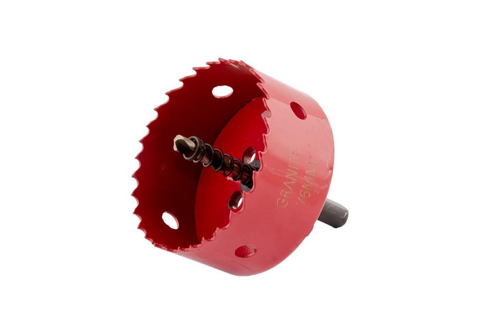 Сверло корончатое GRANITE Bi-Metal HSS M42 76 мм 6-09-076 Харьков - изображение 1