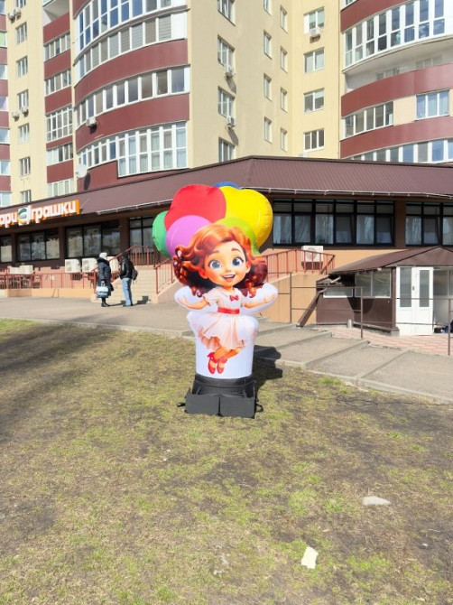 Наружная реклама надувная мобильная Привлечение покупателей 3.4 м Киев - изображение 8