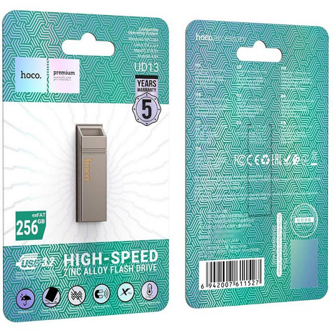 Флеш-накопитель Hoco UD13 USB3.2 - 256GB Херсон - зображення 6