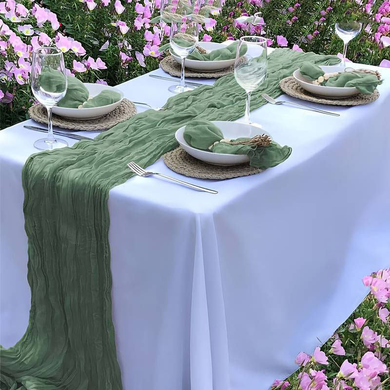 Раннер с салфетками 6шт Leeseph зеленый Одесса - изображение 7