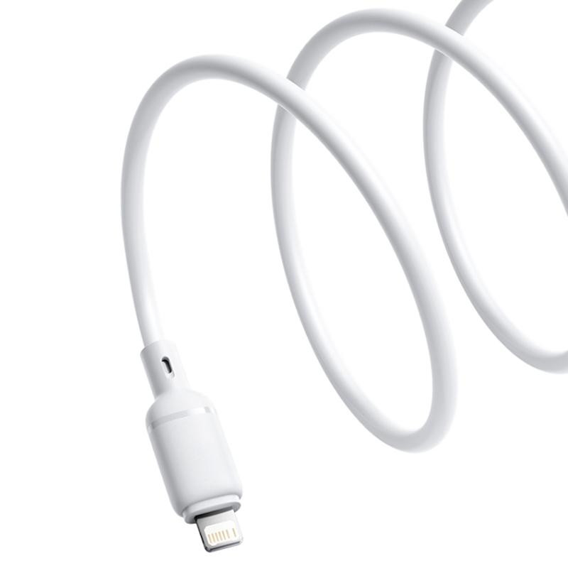 Дата кабель Baseus Silky Series OS Fast Charging USB to Lightning 2.4A (2m) (P1037770) Херсон - зображення 3