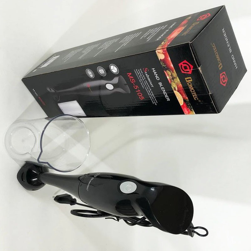 Блендер DOMOTEC 400 Вт зі склянкою, гарний занурювальний блендер для дому, електричний бленд Одесса - изображение 7