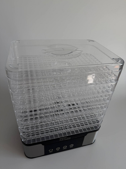 Сушилка для продуктов 7 ярусов Zepline ZP-00349 1000 Вт серебристая Київ - зображення 6