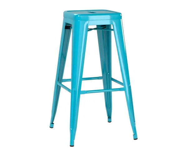 Стілець Толікс барний високий блакитний Дніпро - зображення 2