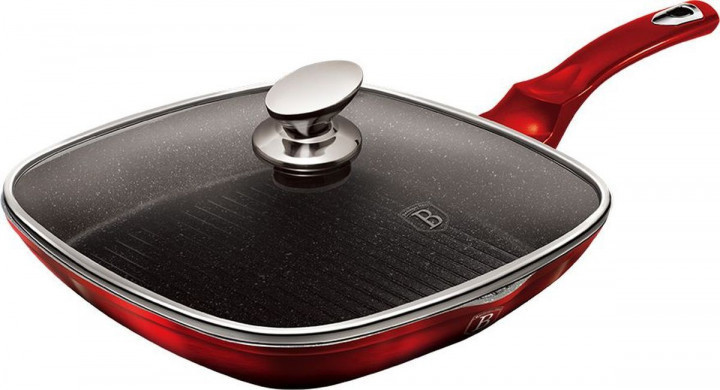 Сковорода гриль Berlinger Haus Red Metallic Line BH-7430 28 см Київ - зображення 1