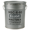 Мастика МБС-Х-60 Ecobit будівельна ДСТУ Б В.2.7-108-2001 (ГОСТ 30693-2000) 20 кг Дніпро