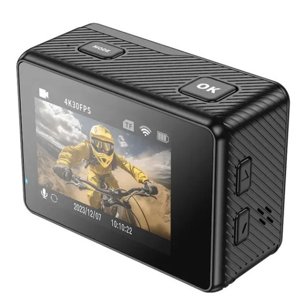 Екшн-камера Hoco DV101 dual color screen sports camera Black (Код товару:41295) Харьков - изображение 3
