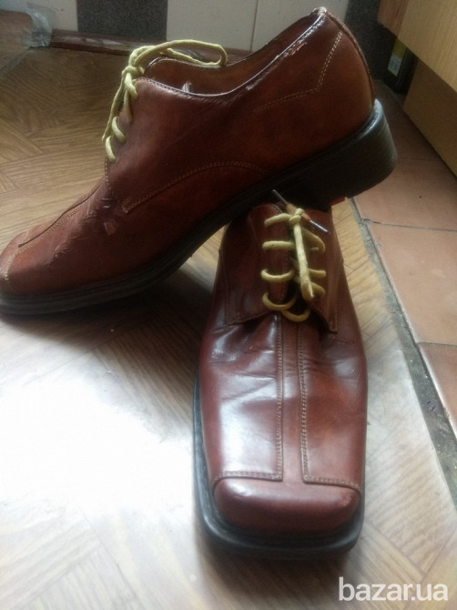 Туфлі ділові чоловічі на шнурку GOOR(41розмір) Львов - изображение 6