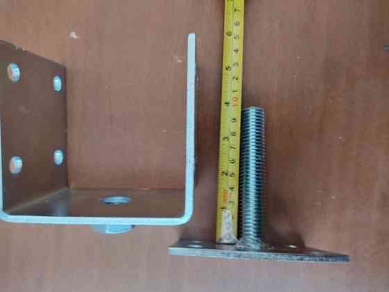 Кронштейн опора регульована100х100х100х80х4 дерев'яного бруса Нововолинськ